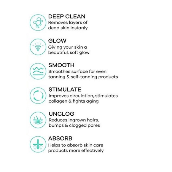 Deep Exfoliating Glove Body Scrub in Green - Picture 3 of 4